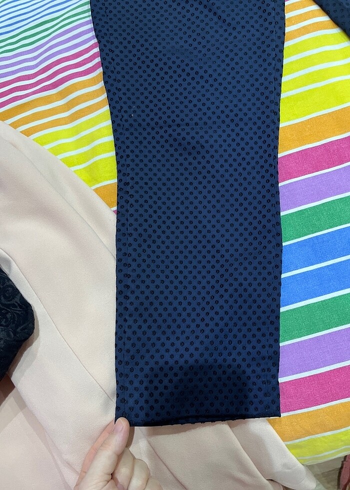 KOTON MARKA KENDİNDEN DESENLİ PANTOLON - Görsel 3