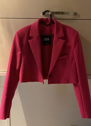 Zara crop blazer 
