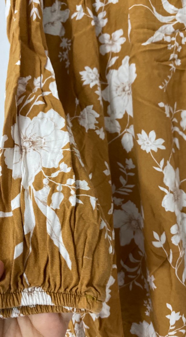 Uzun Kollu, Çiçek Desenli tesettür takım - Görsel 3