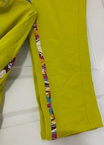 Sarı Fermuarlı Kadın Eşofman Takımı - Görsel 4