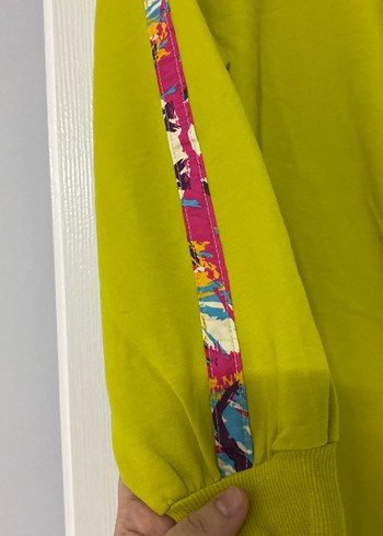 Sarı Fermuarlı Kadın Eşofman Takımı - Görsel 2