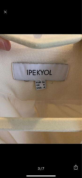 34 Beden ten rengi Renk İpekyol blazer ceket