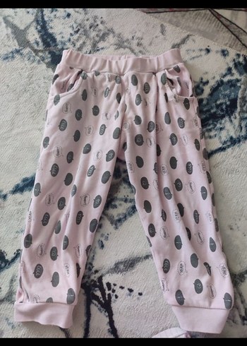 Uzun Kollu Pembe Kız Pijaması Düğmeli - Görsel 3