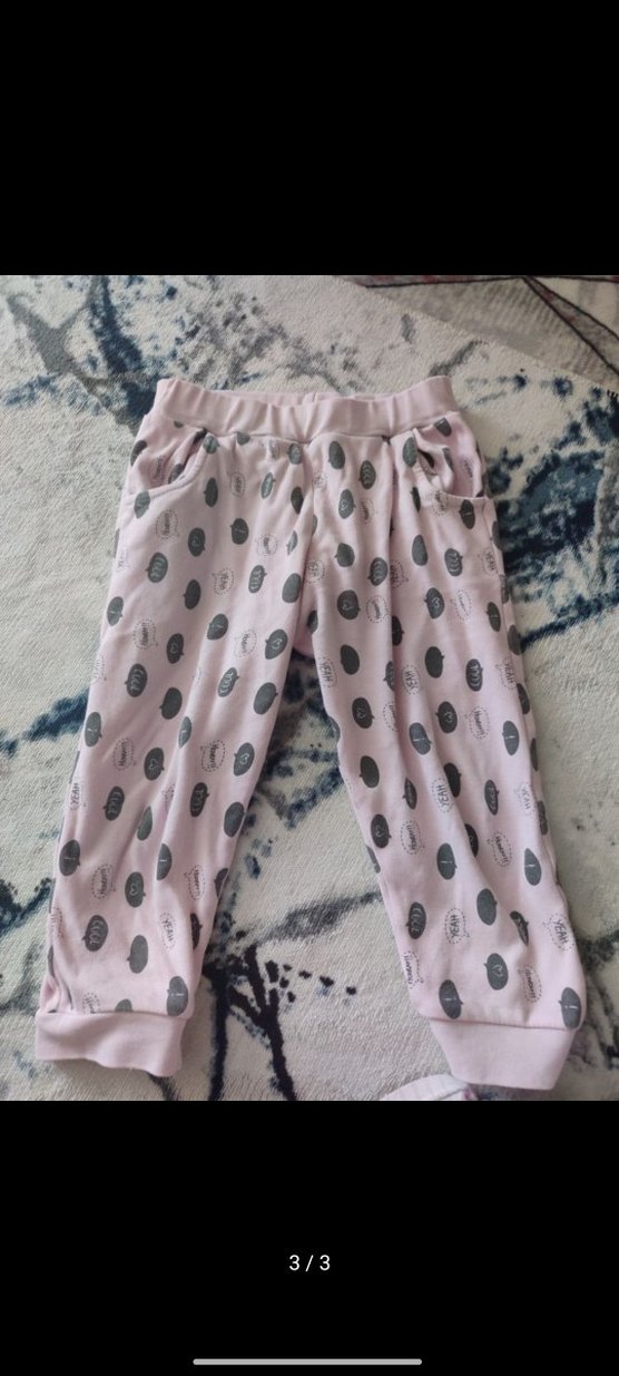 Uzun Kollu Pembe Kız Pijaması Düğmeli - Görsel 3