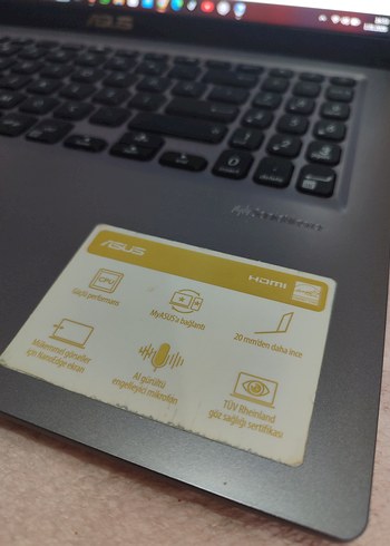Asus notebook bilgisayar tertemiz - Görsel 5