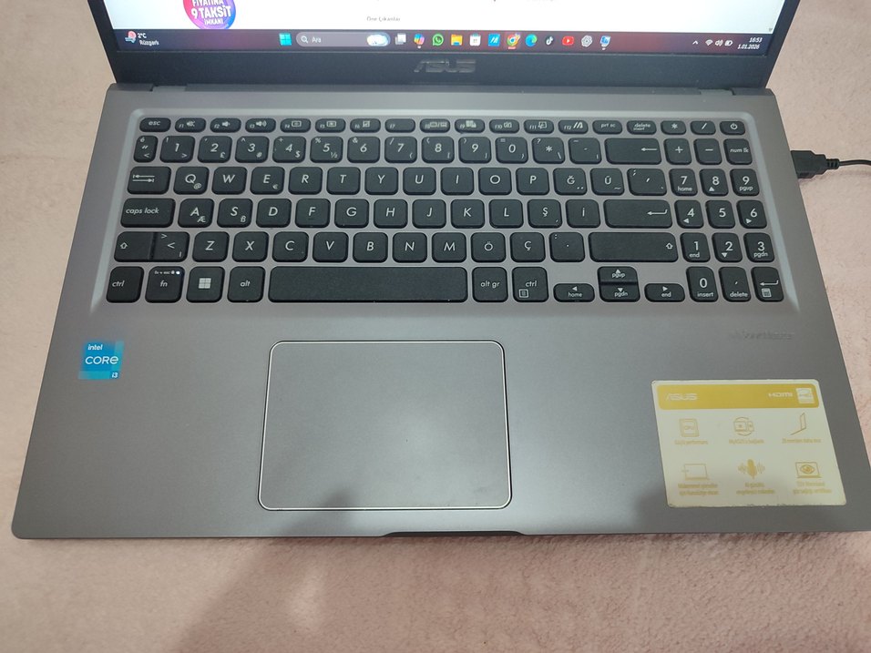 Asus notebook bilgisayar tertemiz - Görsel 4