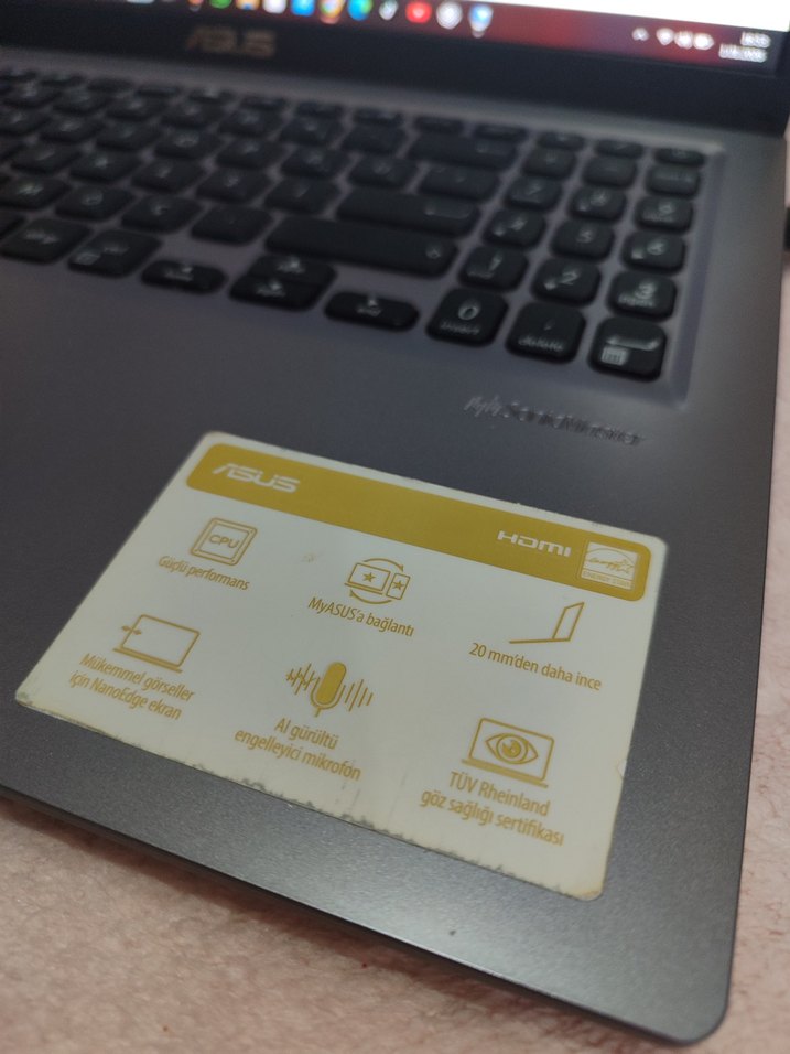 Asus notebook bilgisayar tertemiz - Görsel 5