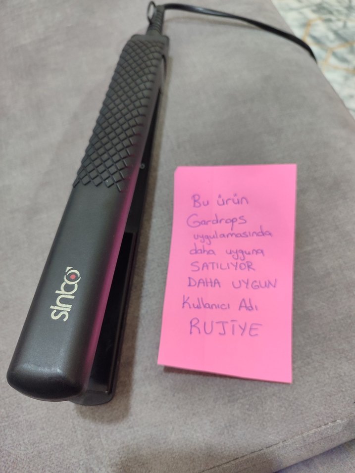 Sinbo Siyah Saç Düzleştirici - Görsel 4