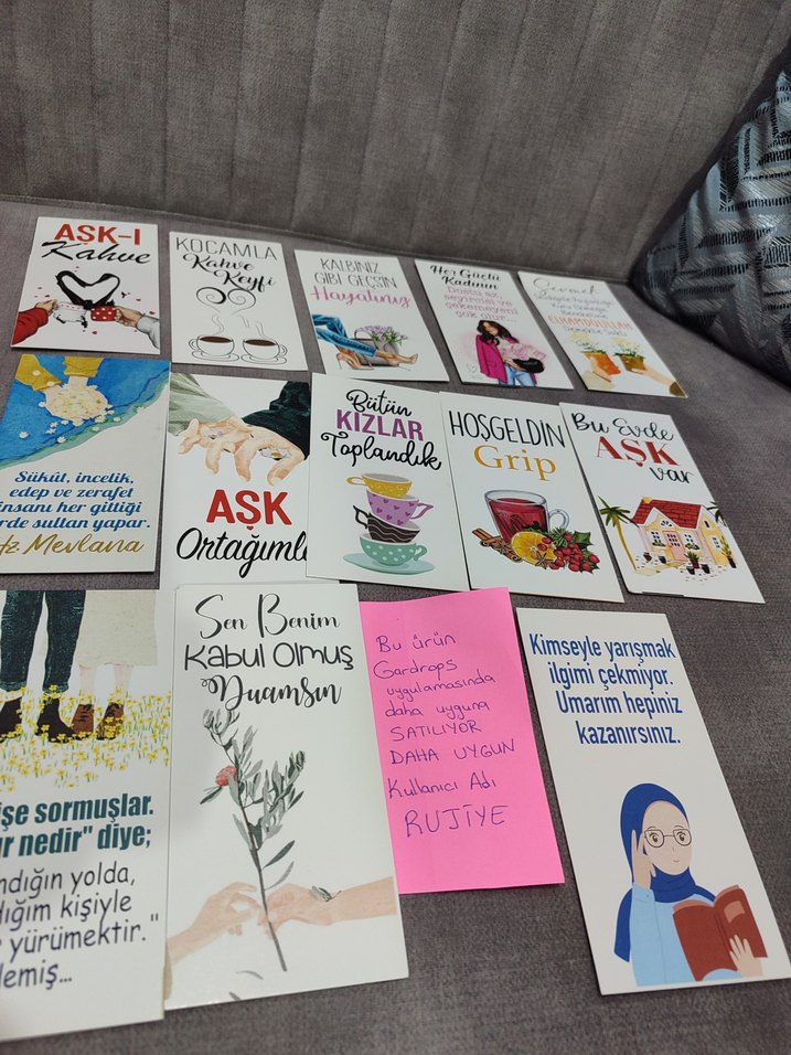 kahve yanı kartları - Görsel 2