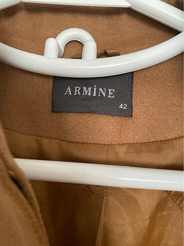 xl Beden kahverengi Renk Armine Kaşe Kaban