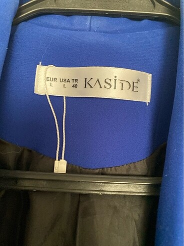 l Beden Mavi Blazer Ceket