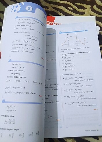 Çap Yayınları Fasikül ( limit ve süreklilik)
