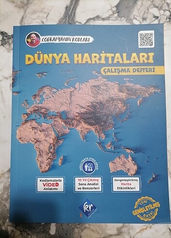 Coğrafyanın kodları dünya haritaları çalışma kitabı