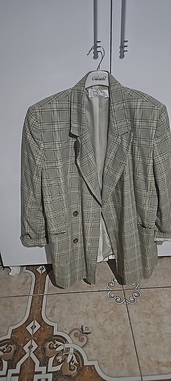 Blazer ceket bol kesim