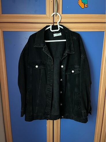 Mango siyah kot ceket oversize