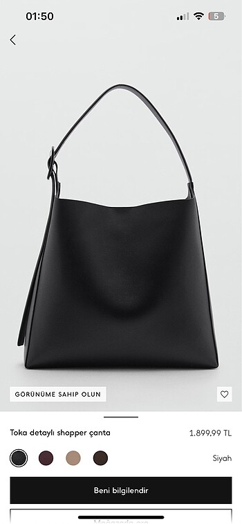 Mango shopper çanta