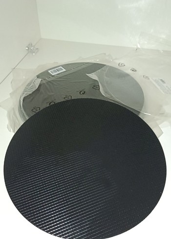 Yuvarlak Siyah Kesme tahtası Tupperware