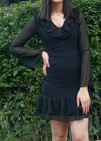 Trendyol & Milla Siyah elbise 