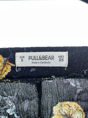 s Beden siyah Renk Pull and Bear Mini Şort %70 İndirimli.