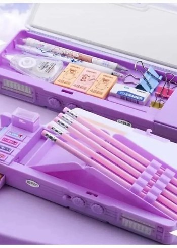 Pastel Mor Çocuk Okul Çantası - Görsel 5