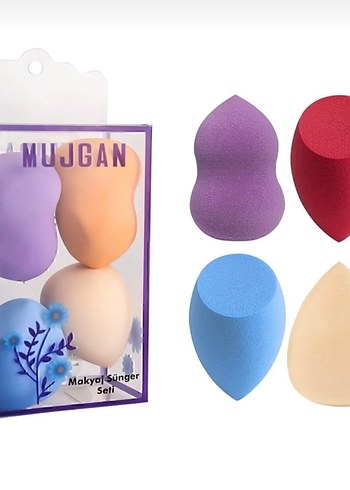 Pastel Mor Makyaj Süngeri 12 adet - Görsel 2