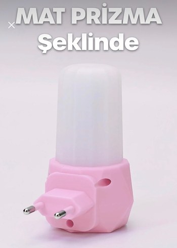 Pembe Çok Amaçlı Gece Lambası - Görsel 4