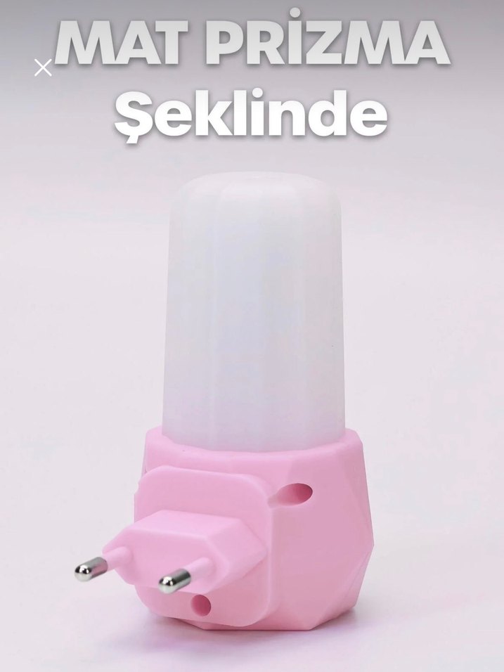 Pembe Çok Amaçlı Gece Lambası - Görsel 4