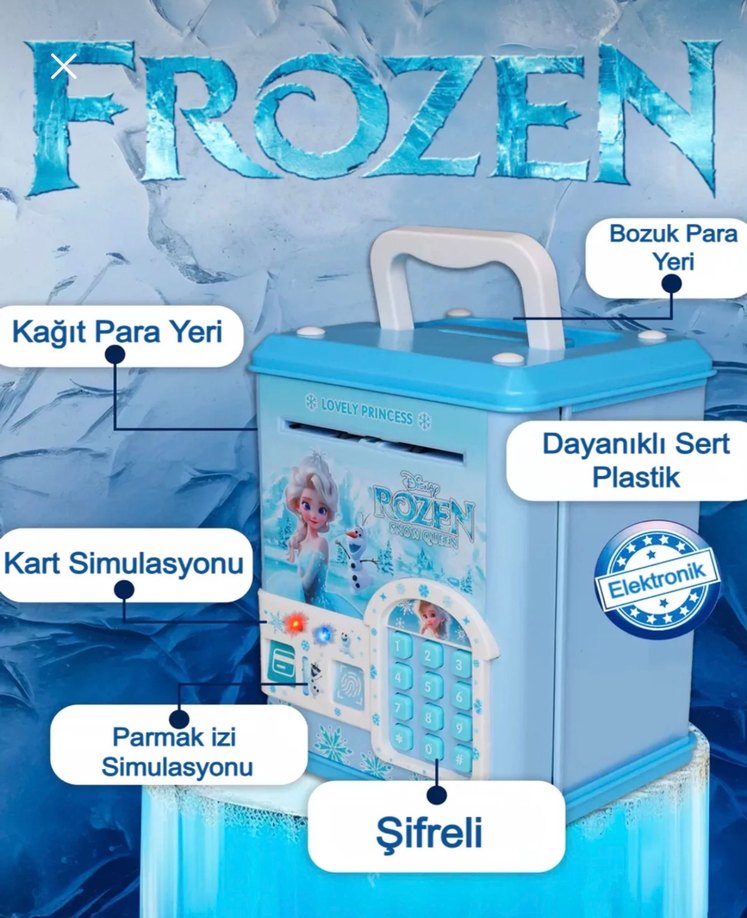 Frozen Temalı Renkli Eğitim Oyuncağı - Görsel 3