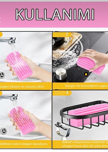 5 Adet Pembe Sıvı Sabunluk - Görsel 3