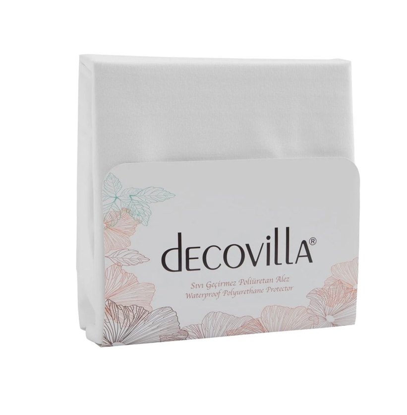 Beyaz Yatak Koruyucu Çarşaf - Görsel 3