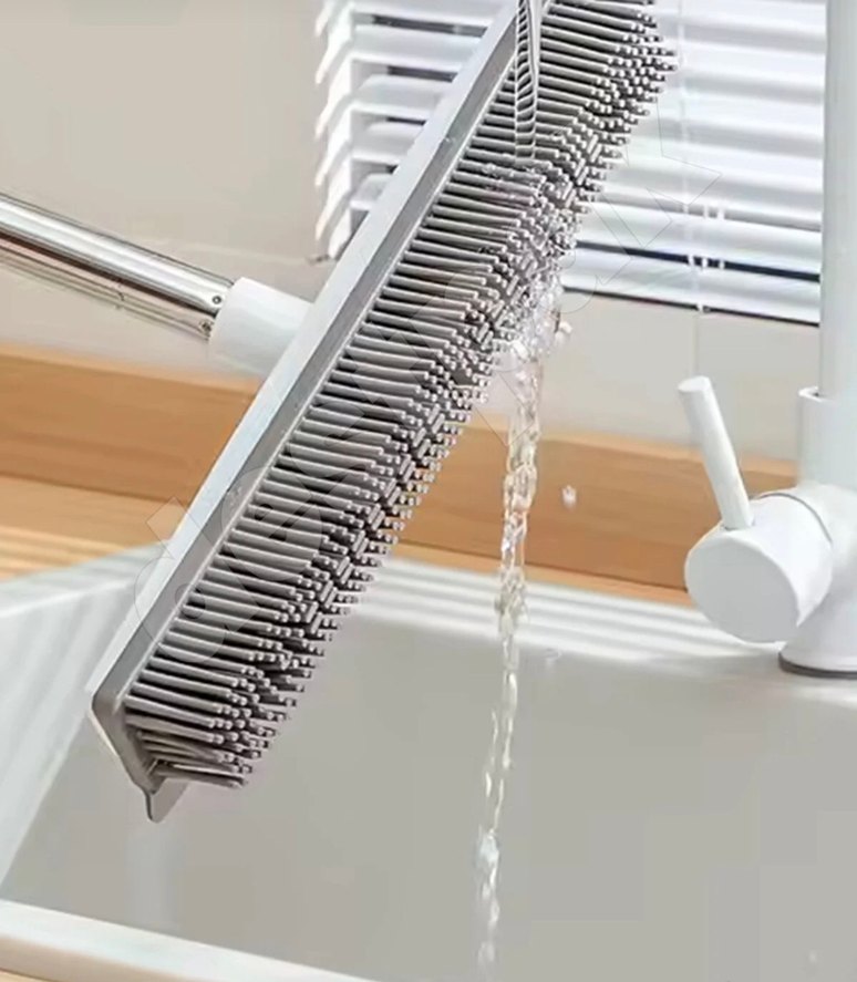 Gri Vakumlu Temizlik Fırçası - Görsel 5