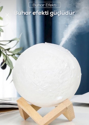 Ay Deseni Gece Lambası ve Hava Nemlendirici - Görsel 7