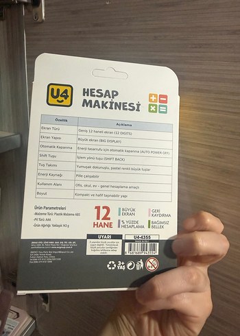 Renkli Eğitici Hesap Makinesi - Görsel 2