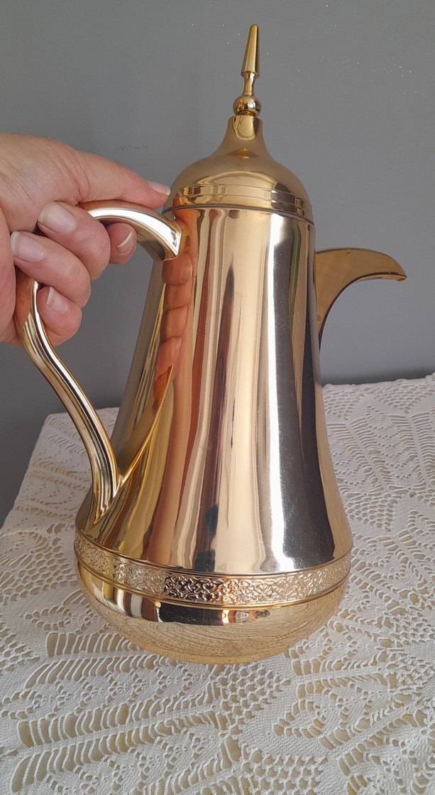 Altın Renkli Çaydanlık,yada termos(mikadır) - Görsel 3