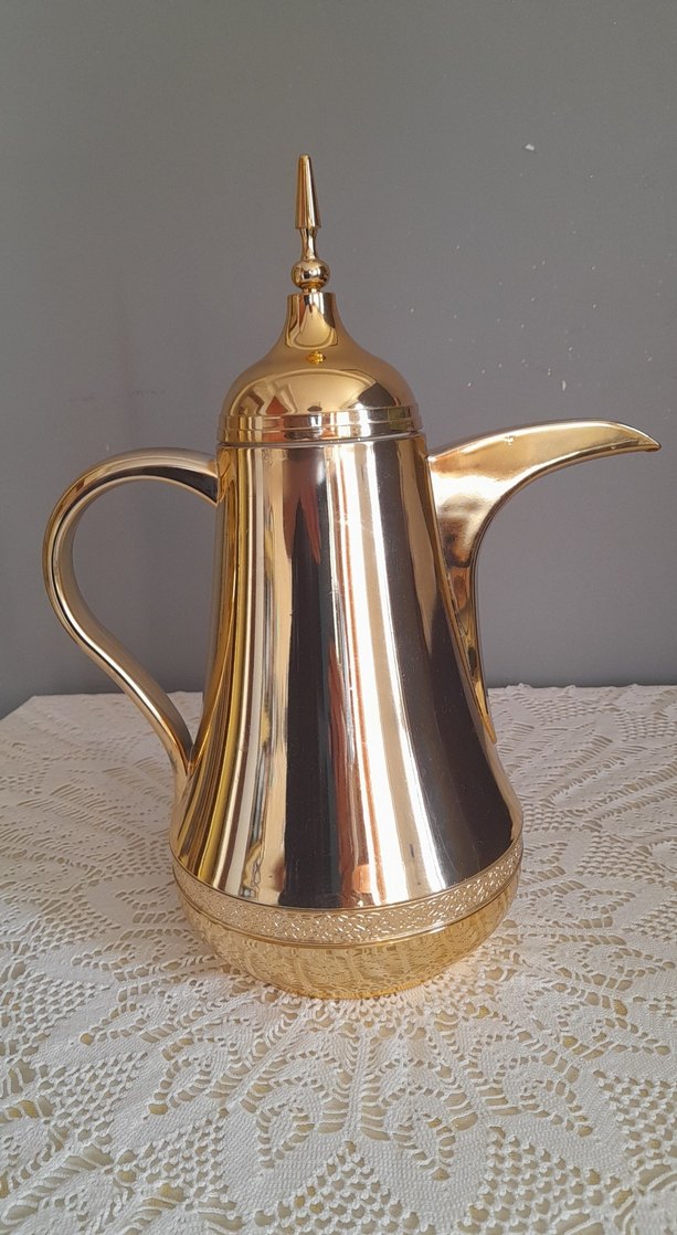 Altın Renkli Çaydanlık,yada termos(mikadır) - Görsel 2