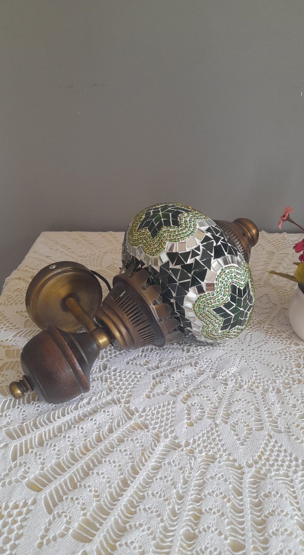 Mozaik Desenli Duvar Lambası(aplik) - Görsel 2