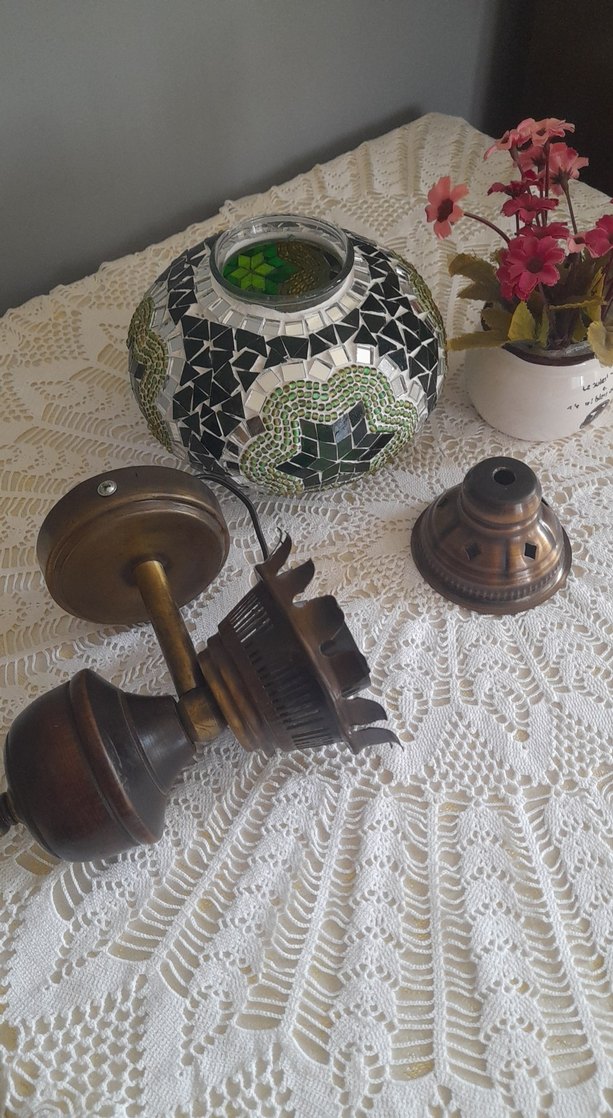 Mozaik Desenli Duvar Lambası(aplik) - Görsel 4