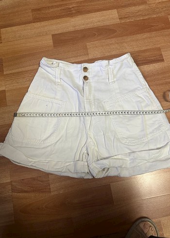m Beden beyaz Renk Beyaz Mini Kadın jean Şort
