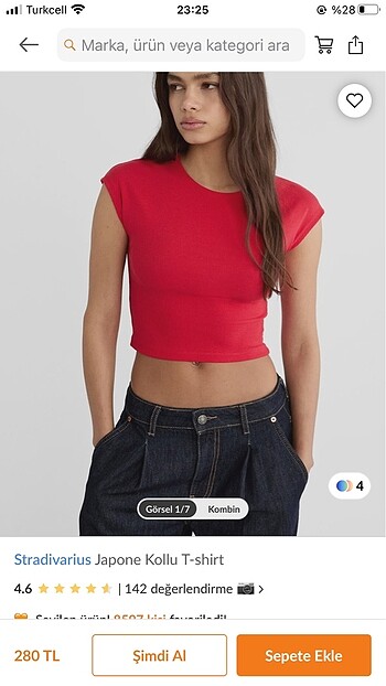 Stradivarius stradivarius crop tshirt