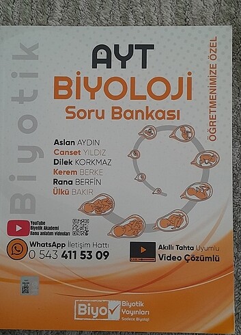Biyotik ayt biyoloji soru bankası 