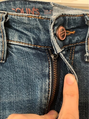 36 Beden mavi Renk Mavi dar paça kot pantolon