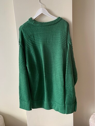 m Beden yeşil Renk Yeşil oversize kazak
