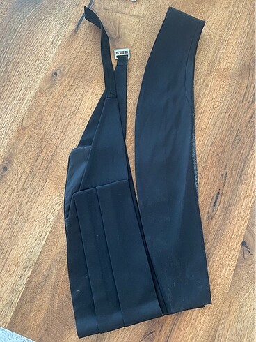 Karaca papyon damatlık aksesuar kuşak yaka - Görsel 3