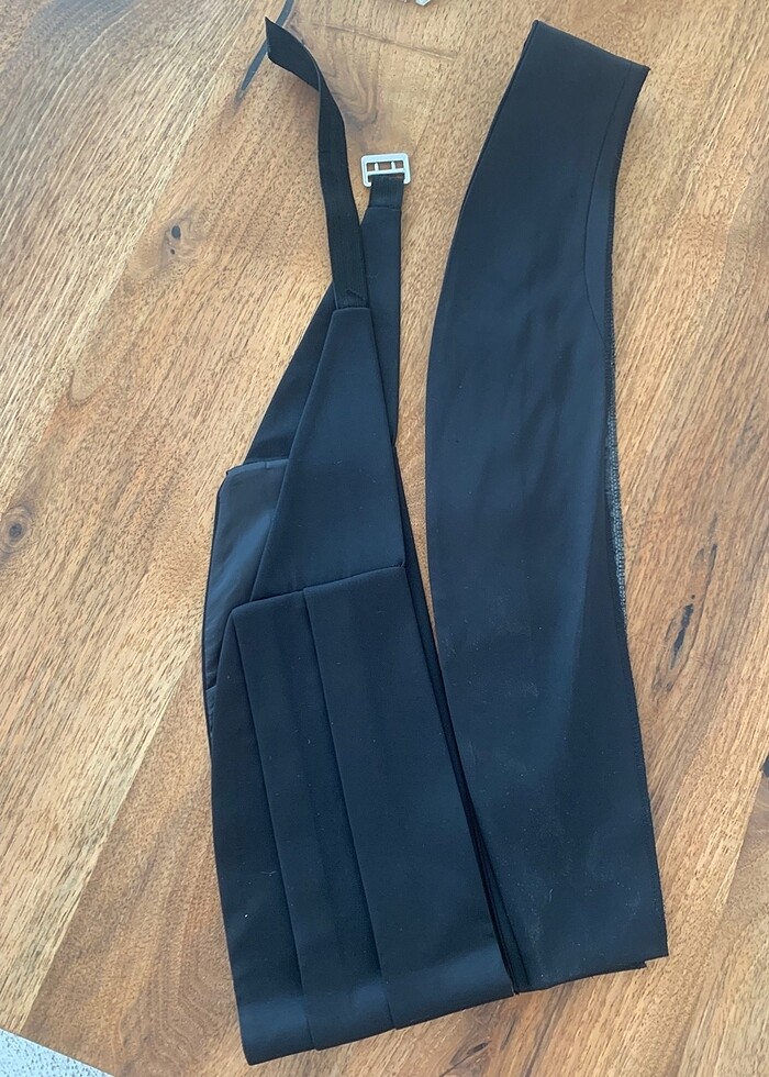 Karaca papyon damatlık aksesuar kuşak yaka - Görsel 3