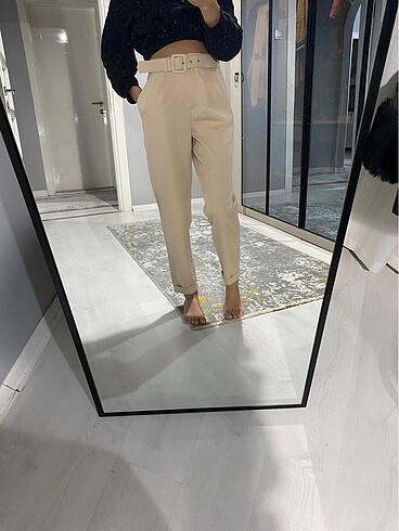 Krem pantolon - Görsel 4