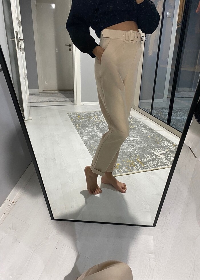 Krem pantolon - Görsel 3