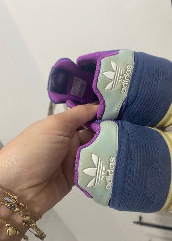 Mor Bağcıklı  Kadın Spor Ayakkabı - Görsel 3