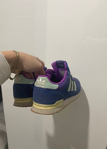 Mor Bağcıklı  Kadın Spor Ayakkabı - Görsel 2