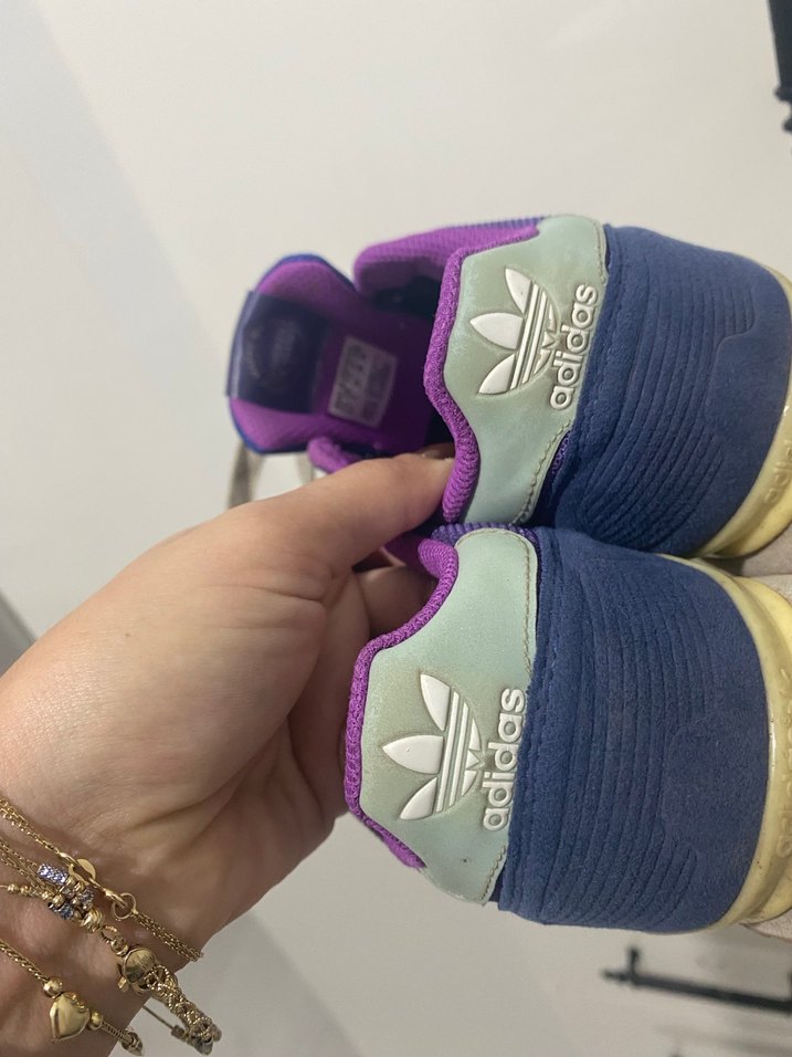 Mor Bağcıklı  Kadın Spor Ayakkabı - Görsel 3