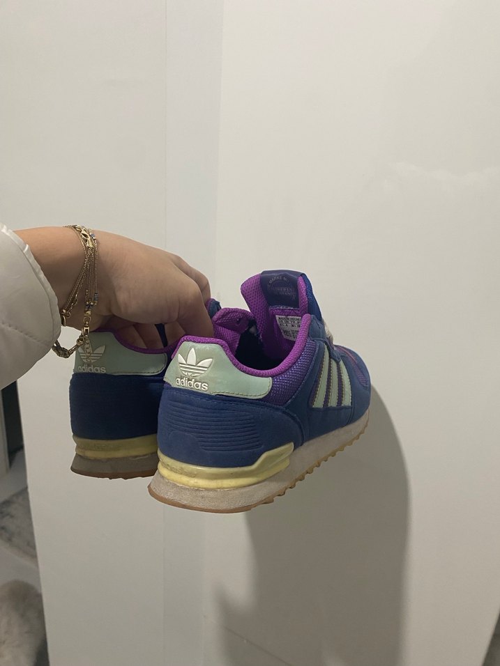 Mor Bağcıklı  Kadın Spor Ayakkabı - Görsel 2